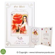 Get Well Mass Bouquets - Irish Memory Cards