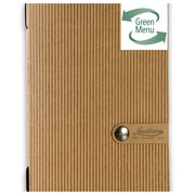 DAG RECYCLED PAPER BROWN CORRUGATED CARD MENU HOLDER A5 SIZE
