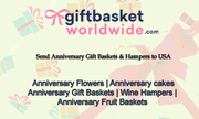 Send Anniversary Gift Basket to USA with Express Delivery Options