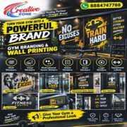Printing Services for Under one roof for Gym Fitness Center | Online