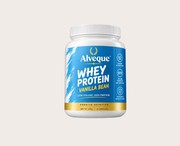 Alveque Whey Protein Powder – Vanilla Bean,  600g,  20 Servings